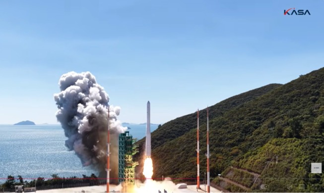 韩自研火箭“世界号”第五次发射成功