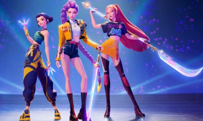 《K-POP：猎魔女团》OST登Spotify年度第2 ROSÉ《APT.》横扫Apple Music四冠