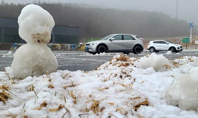 今日大雪，堆雪人