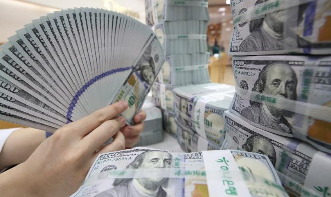 韩国8月外汇储备规模增至4163亿美元