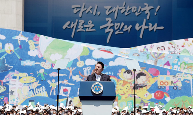 韩总统尹锡悦正式就任：再次，大韩民国！新的国民之国