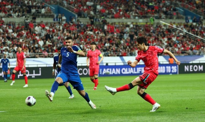 韩国4比0大胜科威特 无败战绩结束世界杯预选赛
