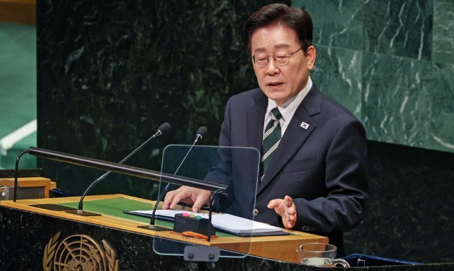 李在明联大演讲：加强建设性贡献国合作 推动半岛和平
