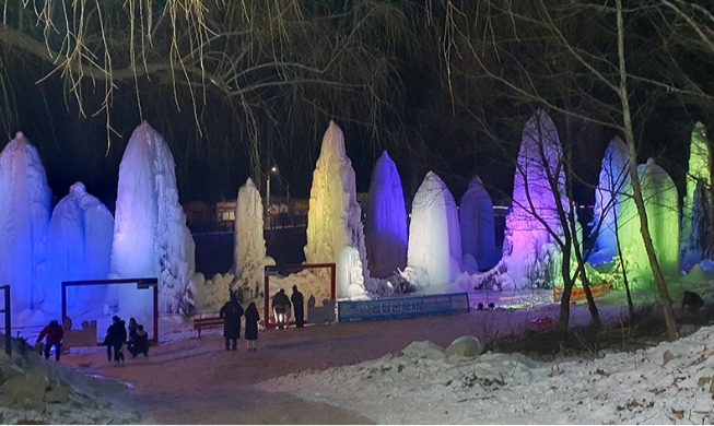 抱川白云溪谷冬将军冰雪节