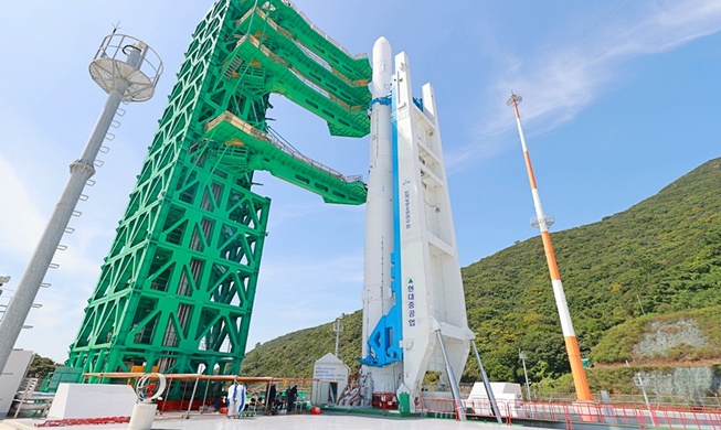 韩国首枚运载火箭“世界号”发射倒数第三天，罗老宇航中心半径3公里内进入全面管制