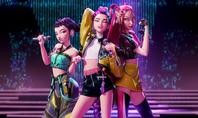 动画片《K-POP：猎魔女团》横扫全球，登顶41国奈飞电影榜首