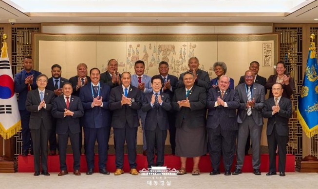 李在明会见太平洋岛国代表团 强调积极应对气候危机