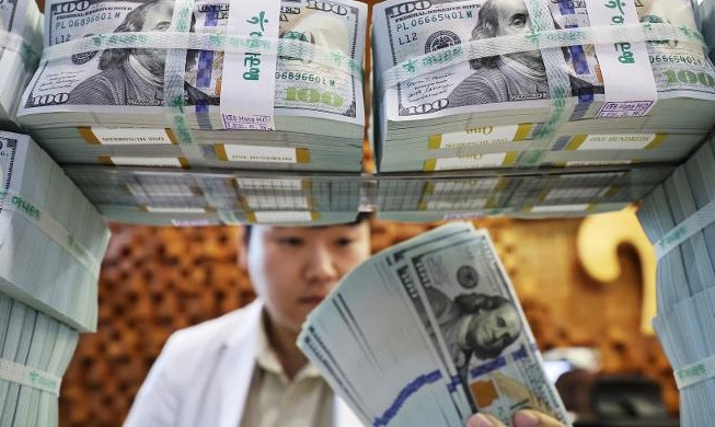 韩国8月外汇储备达4422.8亿美元