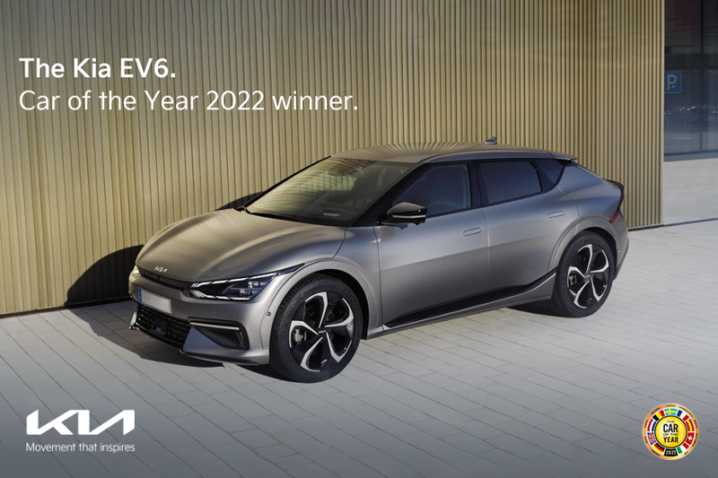 起亚首款专用电动车EV6荣膺“2022欧洲年度汽车”大奖。图片来源：起亚汽车官方博客