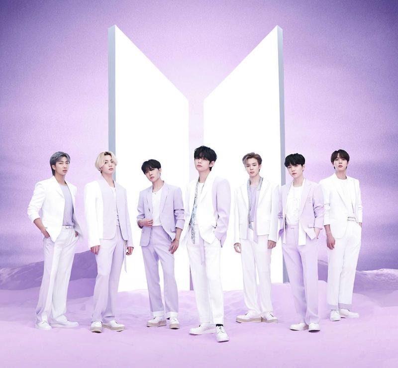 防弹少年团（BTS）在2022公告牌音乐奖（BBMA）颁奖礼上夺得三项大奖。图片来源：Big Hit音乐
