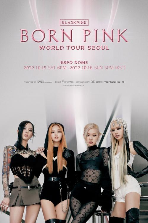 图为BLACKPINK世界巡演海报。图片来源：BLACKPINK官方脸书