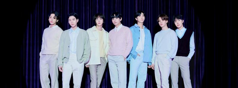 当地时间6月9日，防弹少年团（BTS）为纪念出道十周年而发表的新曲《Take Two》在美国声田（Spotify）“全球流行歌曲日榜”和日本公信榜（ORICON）“数字单曲日榜”之首。图片来源：防弹少年团的官方脸书