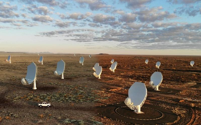 ▲ 전파망원경 예상도. SKAO 공식 홈페이지