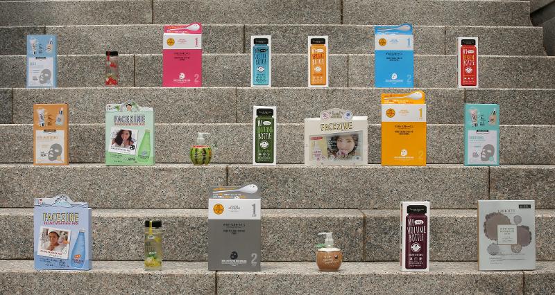 韩国多款面膜产品。图片来源:韩宣网DB