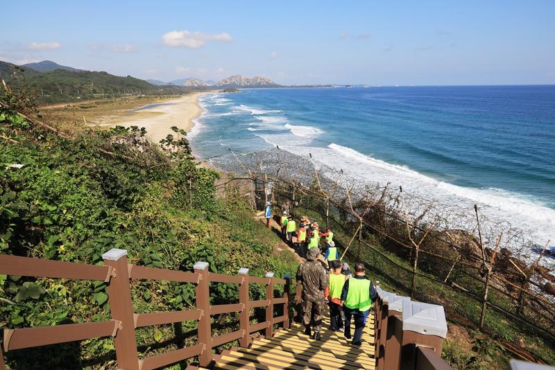 可眺望非军事区（DMZ）的高城海岸观景台。图片来源：文化体育观光部
