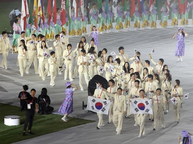 韩国以综合第三名结束亚运会征程：39金43银68铜