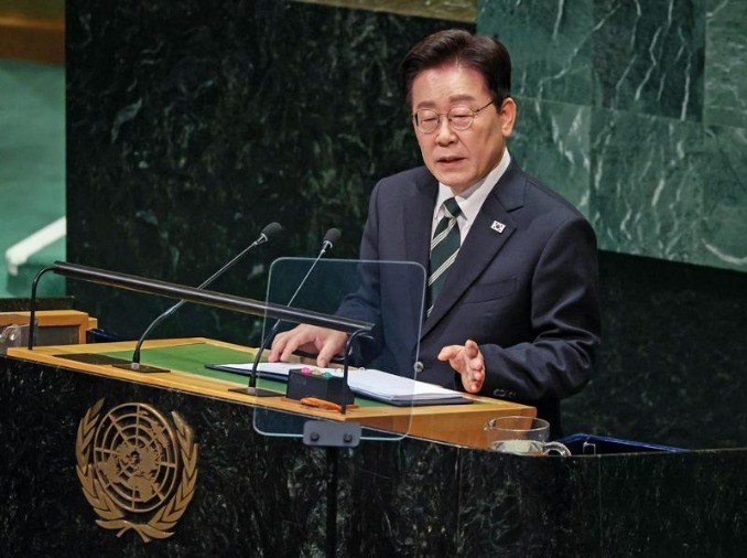 李在明联大演讲：加强建设性贡献国合作 推动半岛和平