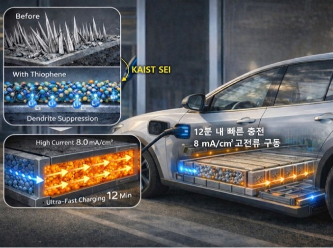韩国科学技术院与高丽大学开发锂金属电池商用核心技术